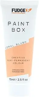 Fudge Paintbox Semi-Permanent Hair Colour, Coral Blush, 75 ml