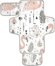 Reusable Washable Changing pad with Tissue Pocket Portable Diaper Changing pad for Girl & Boy