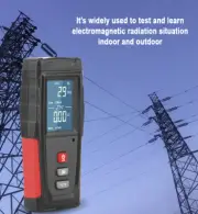 Electromagnetic Field Radiation Detector EMF Tester Meter Handheld Rechargeable