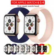 Solo Loop Silicone Strap for Apple Watch 6 SE 5 4 Band iWatch band Elastic Belt
