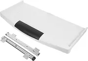 TOGEVAL Adjustable Computer Desk Extender Tray with Heavy Duty Slide Rails for Ergonomic Comfort and Office Versatile Under Desk Keyboard Holder