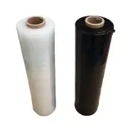 4-High-Performance Stretched Film / Pallet Wrap 500mmx400Mx23um - Black