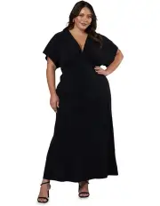 [Pink Dusk] Scorching Maxi Dress in Black