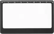 Card Magnifiers - 5X Credit Card Magnifier | Black Card Size Transparent Magnifying Glass | Portable Magnifying Glass, 3X Magnification Power Card Survival Tools for Reading Or Fire Starter