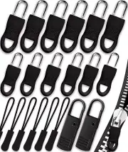 Zipper Pull, Universal Zipper Pull Replacement Kit, Removable Zipper Pulls Tab R