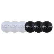 Champion Sports RXD6BWSET 6.3 in. Rhino Skin Dodgeball Set 3 White & 3 Black...