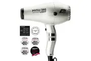 3x Parlux 385 Power Light Ceramic Ionic Hair Dryer Silver