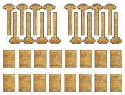 Vintage Reproduced Griffith Spice Labels Transfers Waterslide Decals ~ Large Jar