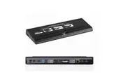Targus ACP7703 Universal USB 3.0 Docking Station and Charging - Dual 2K, 2 x DisplayPort, 2 x DVI, 2 x Power Tips, AC Adapter, Refurbished