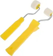 ULDIGI 1 Set Paint Roller Brush Head with Handle for Wall Painting DIY Decoration for Furniture Ceilings Windows and More