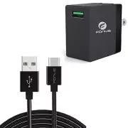 For OnePlus Nord N300/N30 5G - Quick Home Charger 18W 6ft USB Cable Power Cord