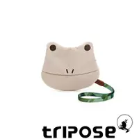 在飛比找ETMall東森購物網優惠-【tripose】輕鬆生活青蛙造型零錢包(沙漠灰)