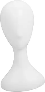 Alipis Hat Storage Mannequin Head Display Stand for Wigs Hats Scarves Abstract Model Lightweight Pe Material Stable Base for Retail and Home Use