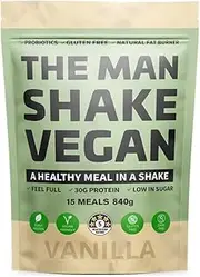 The Man Shake Vegan Vanilla Flavour 840g
