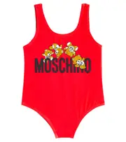 [Moschino Kids] Moschino Kids Baby Teddy Bear swimsuit M 18-24 red