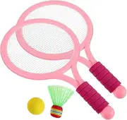 BCOATH Family Tennis Rackets Shuttlecocks Badminton Rackets Set Interactive Tennis Racket Toy for Toddlers Kids Badminton Rackets for Children