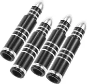 GANAZONO 4 Pcs Car Tire Valve Stem Caps Tire Valve Caps Alloy Valve Stem Caps Tire Valve Caps Suitable for Cars Trucks and Motorcycles