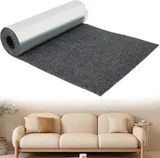 DJAPWPX Cat Couch Protector 40×200 cm Cat Scratch Protector with Strong Adhesive Trimmable Non Woven Fabric Cat Sofa Protector Cat Furniture Protector for Furniture Cat Tree (Dark Gray)