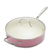 GreenLife Porpoise Covered Skillet 30cm / 4.86L with Helper Handle