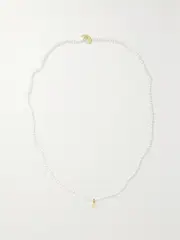 [Andrea Fohrman] Andrea Fohrman - 14-karat Gold Pearl Necklace - One size One size Gold