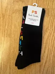 Paul Smith Men Classic vertical Logos Socks-NWT