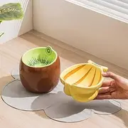 Cat Bowls Elevated Cat Food Bowls Cute Banana Tilted Kitten Water Dish/Food Plate Anti Vomiting & Protect Pet's Spine Whisker Friendly Dishwasher Safe(Banana)