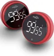 JOYHILL Revolutionary Digital Kitchen Timer: Large LED Display, 3 Volume Leve...