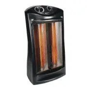 1500W Hi Low Quartz Radiant Electric Space Tower Heater Adjustable Thermostat