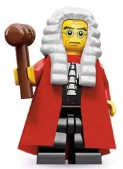 Lego Series 9 Minifigure - Judge