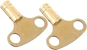 HORIALENCE 2pcs Copper Radiator Bleed Key Radiator Air Vent Tool for Effortless Installation Quick Setup Heat Sink Accessories