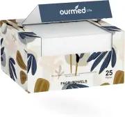 Lint- Free Face Wipes, Disposable Biodegradable Facial Towels for Sensitive Skin