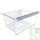 UPGRADED W11162443 for Whirlpool Fridge Crisper Drawer Replacement,W11046494 ...