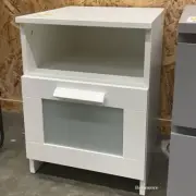 Ikea BRIMNES Nightstand, white, 15 3/8x16 1/8 " BRAND NEW 102.349.42