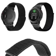 Quick Release Nylon Loop Fastener Watch Band Strap For Garmin Fenix 5X Fenix 5