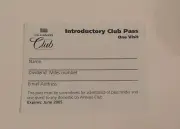 US AIRWAYS CLUB INTRODUCTORY CLUB PASS ONE VISIT