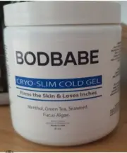 Bodbabe Cryo Slim Cold Gel 8 oz Cellulite Control, Metabolism,...