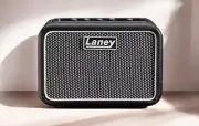 Laney Mini-St-SuperG 2x3W Stereo Battery-Powered Guitar Amp Black and Silver