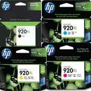 HP 920XL Ink Cartridge Set High Yield Black/Cyan/Magenta/Yellow Colours Set