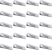 Salmon Bone Tweezers | Stainless Steel Garlic Peeling Clamp Set of 20 - Fish Deboner Kitchen Tweezers, Flat Pliers Meat Hair Remover Tool