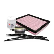 Sakura Front Wiper Blades & Filter Service Kit for Holden Commodore VT VX VY