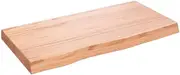 Work Bench Top, Multi-Purpose Table Top, Solid Wood Countertop, Garage Workbench Table Top, Tool Station Organization Table Top, Light Brown 80x40x6 cm Treated Solid Wood Oak