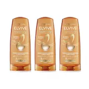 3x L'Oreal Elvive Extraordinary Oil Coconut Conditioner 300ml