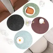 Anti Slip Placemats Round Coaster High Quality Dining Table Place Mats Hotel