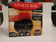 Yoga Gear Fitness Ball With Exercises Printed on Ball 65cm/26"