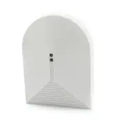 DC12V Wireless Window Glass Break Detector Alarm White for Home Security System