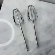 Handmixer Set Of Two Stainless Whisk Beater Replacements