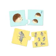 24pc Djeco Duo Baby Animals Puzzle Kids/Children Educational Play Game 2y+