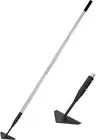 YEELOR Triangle Garden Hoe, Carbon Steel Weed Remover with Long Handle