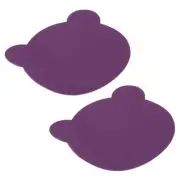 Leather Repair Patch, 2 Pcs Self Adhesive Vinyl Patch, 4 x 3.5" Purple