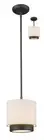 Jade 1-Light Mini Pendant Light In Factory Bronze